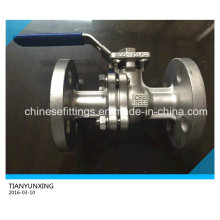 ISO 5211 Casting Handling Operated Stainless Steel Flanged Ball Valve